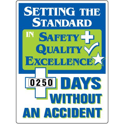 Setting The Standard Without Accident Scoreboard