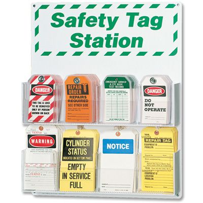 Accident Prevention Safety Tag Station
