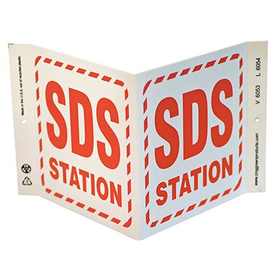 SDS Station V-Style Sign