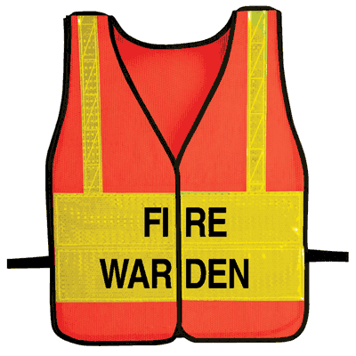 Fire Warden Reflective Vest