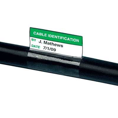 Electrical Safety Write-On Cable Markers - Cable Identification