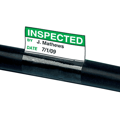 Electrical Safety Write-On Cable Markers - Inspected