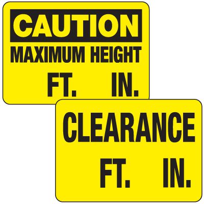 Semi-Custom Warehouse Signs