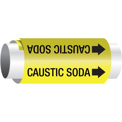 Caustic Soda - Setmark® Snap-Around Pipe Markers