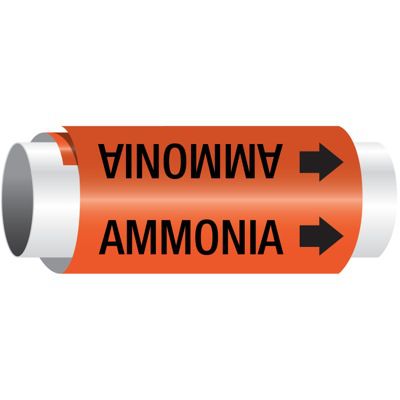 Ammonia - Setmark® Snap-Around Pipe Markers