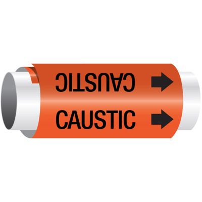 Caustic - Setmark® Snap-Around Pipe Markers