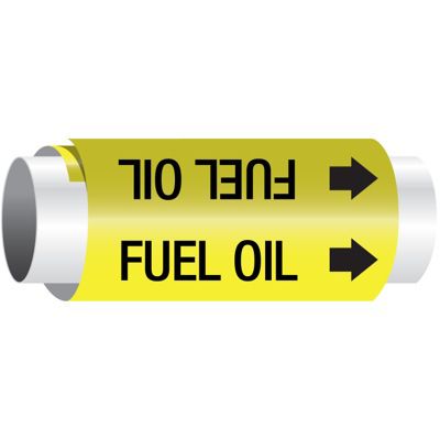 Fuel Oil - Setmark® Snap-Around Pipe Markers