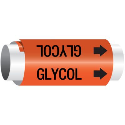 Glycol - Setmark® Snap-Around Pipe Markers