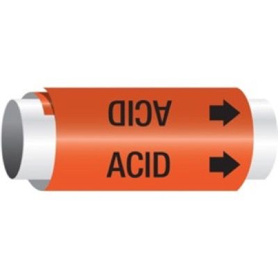 Acid - Setmark® Snap-Around Pipe Markers