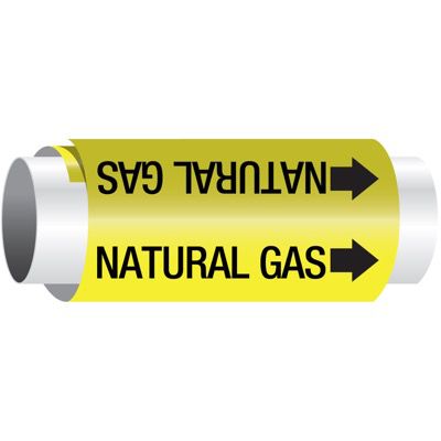 Natural Gas - Setmark® Snap-Around Pipe Markers