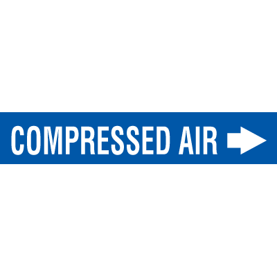 Compressed Air -  Economy Self-Adhesive Pipe Markers