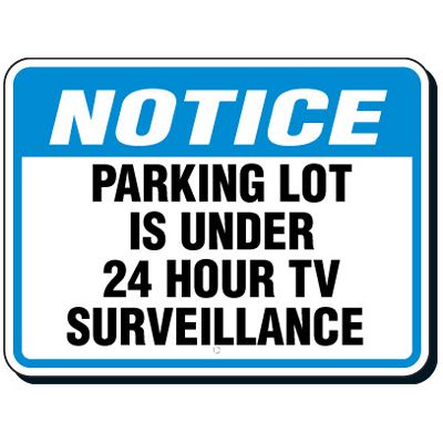 Shipping & Receiving Signs - Notice Parking Lot