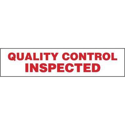 Quality Control Inspected Shipping Tape Nadco SPECIAL SPT7