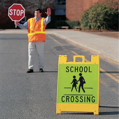 Portable A-Board Sign - School Crossing