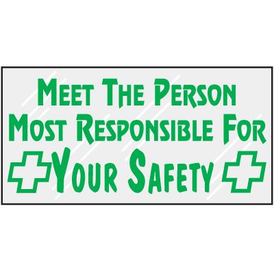 Responsible For Your Safety Mirror Label
