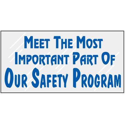 Safety Program Mirror Label