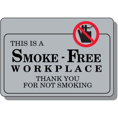 Smoke-Free Workplace Sign