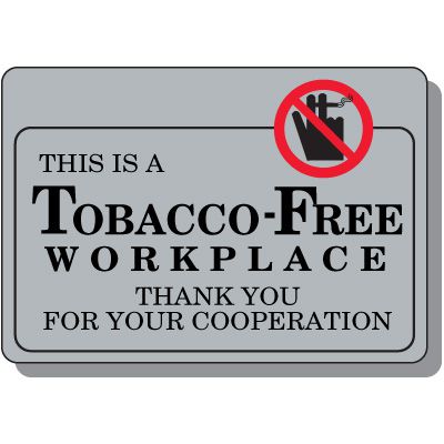 Tobacco-Free Workplace Sign