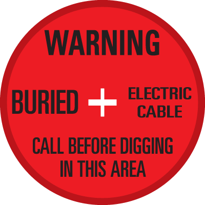 SoilMarker™ Surface Markers - Warning Buried Electric Cable