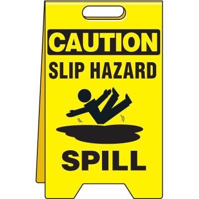 Caution Slip Hazard Floor Stand
