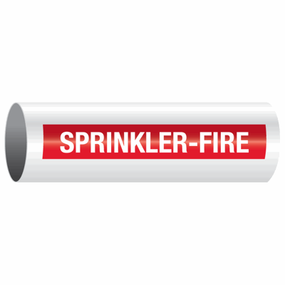 Sprinkler-Fire - Opti-Code® Self-Adhesive Pipe Markers