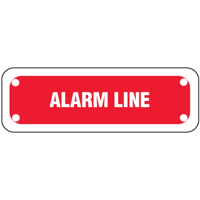 Alarm Line Sprinkler Sign