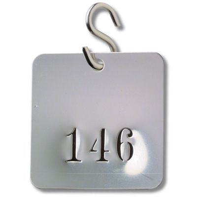 Stainless Steel "S" Hooks Valve Tag Fasteners - 100/Case