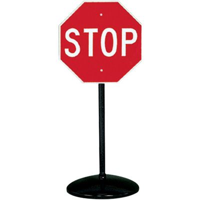 Stop Sign, Stanchion & Base