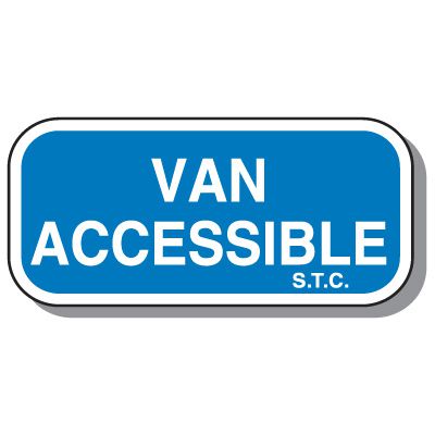 Connecticut Parking Signs - Van Accessible