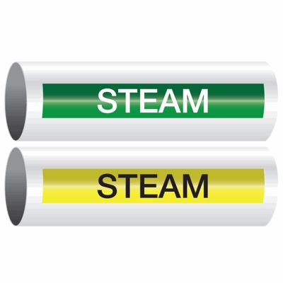 Steam - Opti-Code® Self-Adhesive Pipe Markers