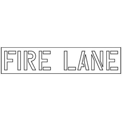 Stencils- FIRE LANE Pavement Tool S-7121 D
