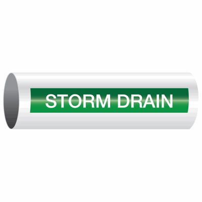 Storm Drain - Opti-Code® Self-Adhesive Pipe Markers