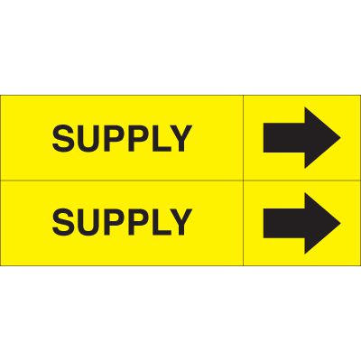 Supply - Weather-Code™ Self-Adhesive Outdoor Pipe Markers