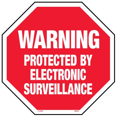 Surveillance Signs - Warning Protected By Electronic Surveillance