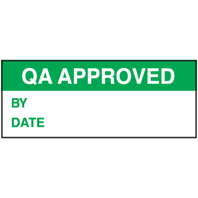 Tamper Evident Labels - QA Approved