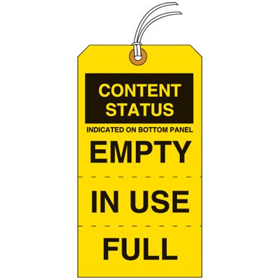 Content Status Tear-Off Tags