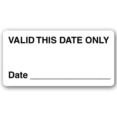 Time-Activated Date Badge Labels