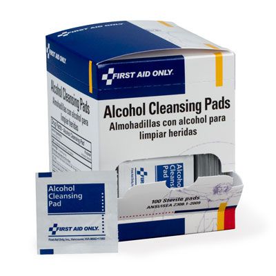 Alcohol Cleansing Wipes First Aid Only H305