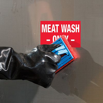 ToughWash® Labels - Meat Wash Only