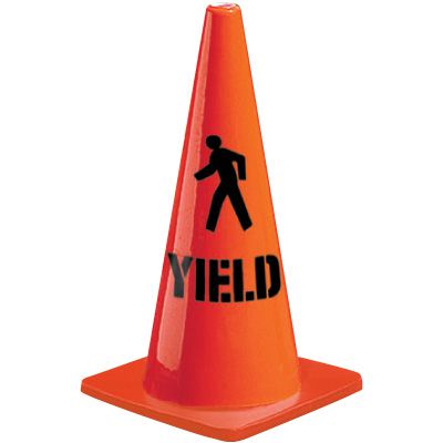Yield Traffic Cone