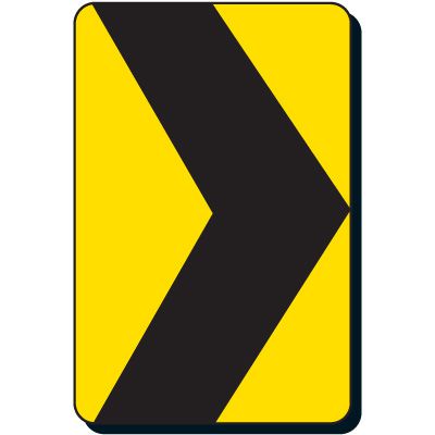 Chevron Road Sign - Right Arrow