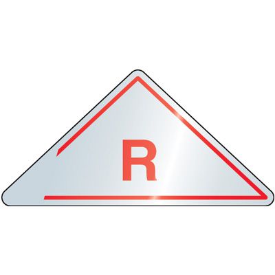 Roof Truss Building Reflective Aluminum Fire Safety Sign