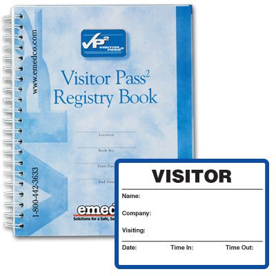 Visitor Pass and Log Book