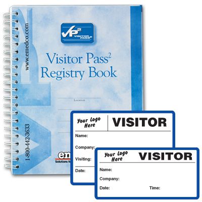 Customized Visitor Pass and Log Book