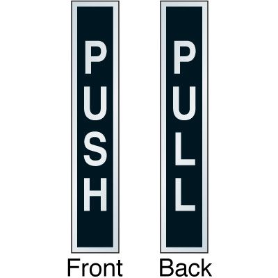 Double-Sided Decal - Push/Pull