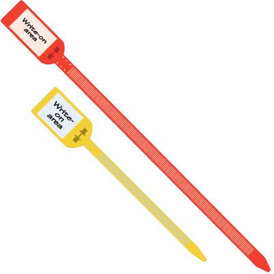 Unnumbered Write-On Cable Ties