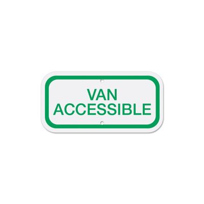 Handicapped Parking Sign - Van Accessible