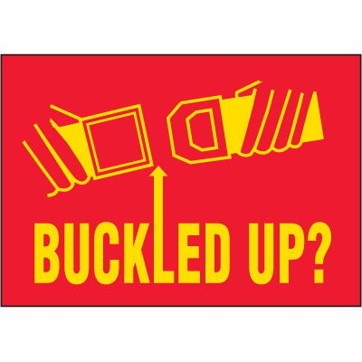 Buckle Up Label