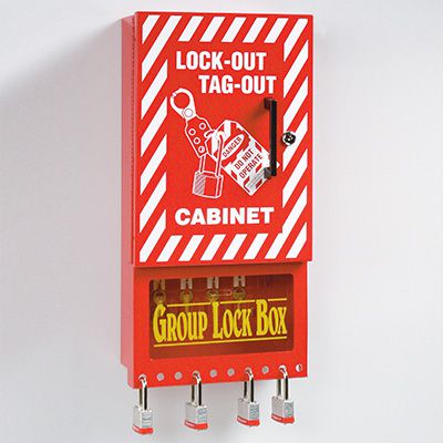 Wall Mount Combo Lockout Cabinet