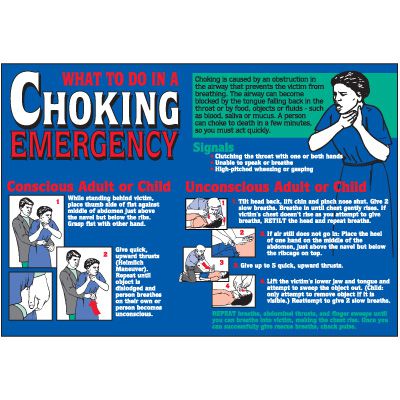 Choking Emergency Wallchart